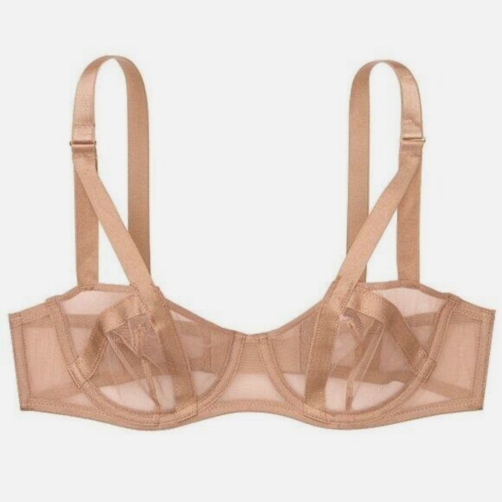 Victoria’s Secret lingerie mesh balconette bra 32DD
